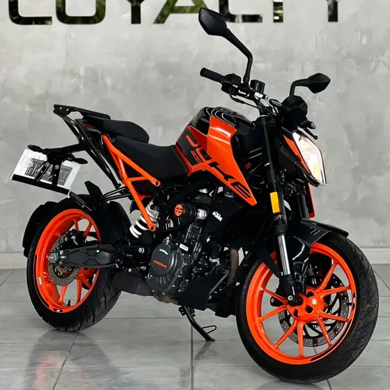 Ktm Duke 200 Ng Negro Naranja 2025