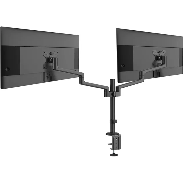 Soporte Para Dos Monitores Msi Pro Mt81d De Aluminio 17~32 Color Negro