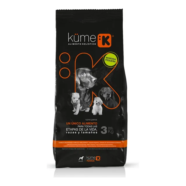 Alimento Küme Holístico Para Perro Mordida Pequeña X 3 kg