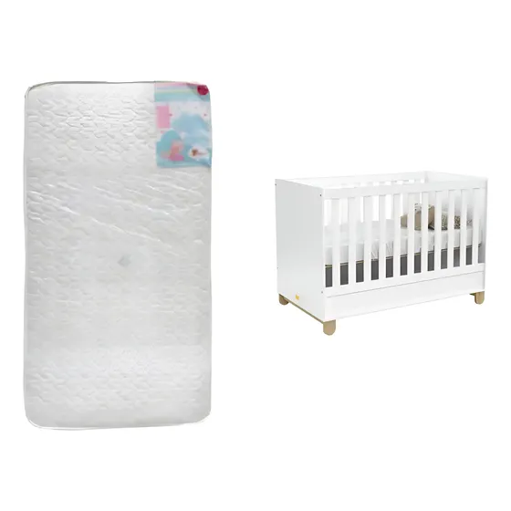 Cuna Colecho Convertible Mini Cama Con Colchon Incluido