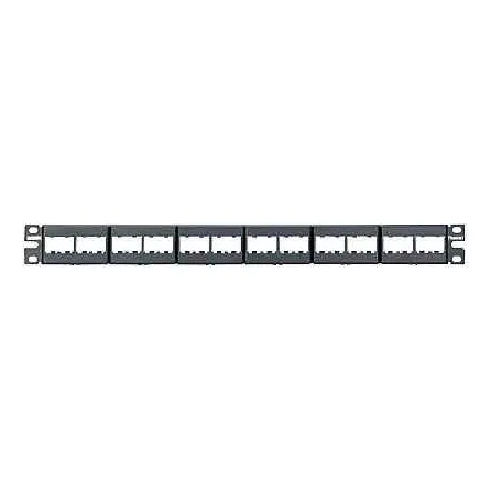 Panel De Parcheo Modular De 24 Puertos Panduit Cpp24wbly