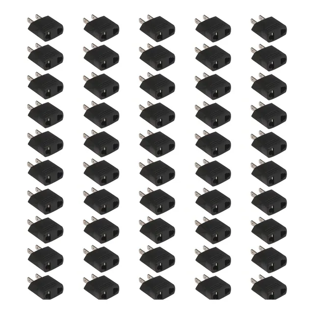 50 Clavijas Adaptadora Americano A Europeo