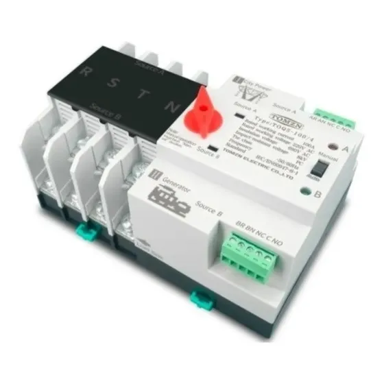 Transfer Switch Ats Transferencia Automatica 125a 4p Tomzn