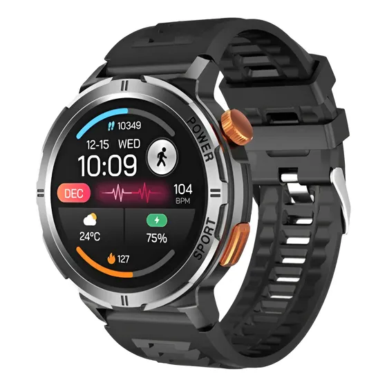 Reloj Inteligente Smartwatch Pantalla 1.43 Redonda De Hombre