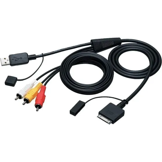 Cable Interfaz Audio Y Video Reproductor Jvc (iPod Y iPhone)