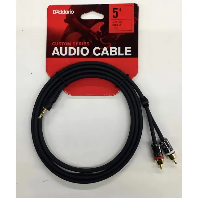Planet Waves Cable Auxiliar Rca A 3.5 Jack Stereo 1.52 Mts