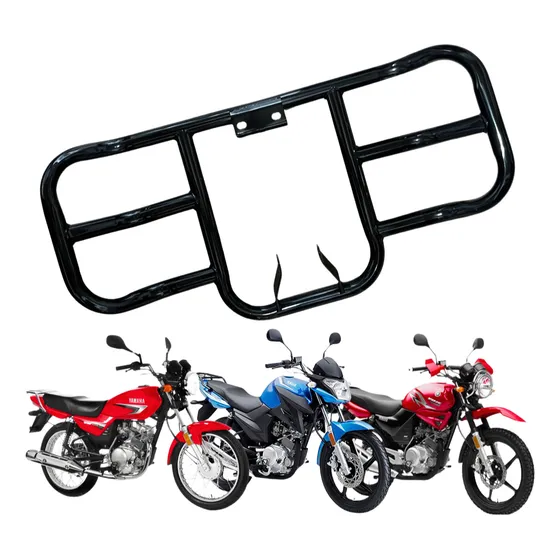 Defensa Universal Reforzada Gruesa Para Motocicleta Negro 