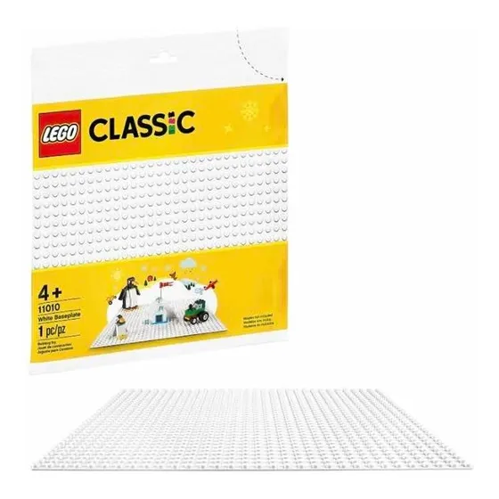 Lego Base Modelo 11010 Color Blanco