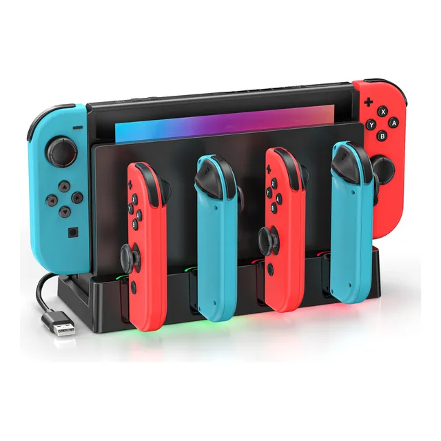 Cargadores De Controlador Joycon Para Nintendo Switch / Oled