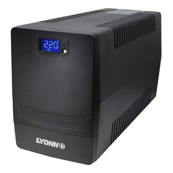 Ups Estabilizador 1200va / 720w Lyonn Display Lcd 4 Salidas