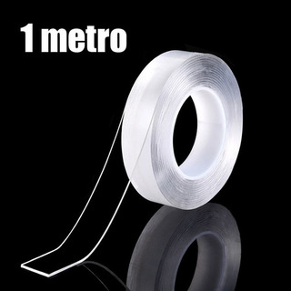 Fita Adesiva Dupla Face Transparente Nano Pu Gel 1metro Casa Fita Adesiva Dupla Face Transparente Nano Pu Gel 1metro Casa