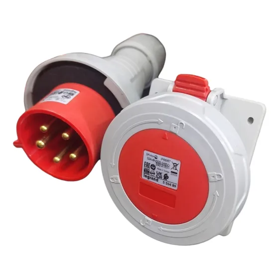 Clavija 555439 Toma Empotrar 555489 3p+n+t 415v 32a Legrand Rojo