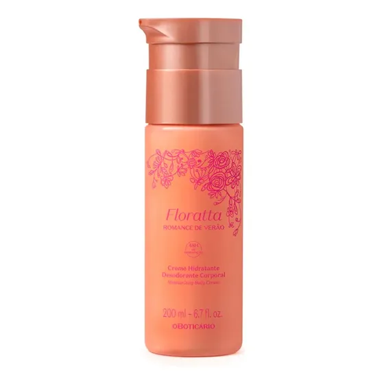 Crema Hidratante Corporal Floratta Romance De Verano 200ml