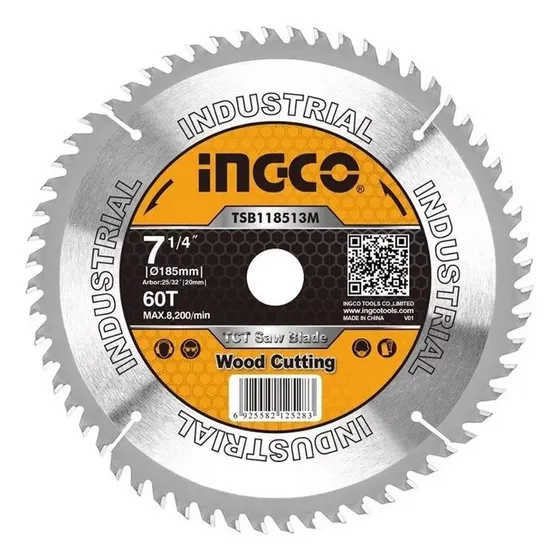 Disco Madera 7 1/4 P Sierra Circular Ingco Tsb118513