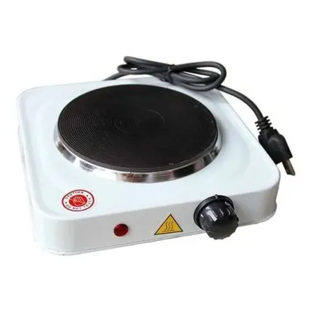 Cocina Cocinilla Eléctrica 1 Plato De 1000w Color Blanco