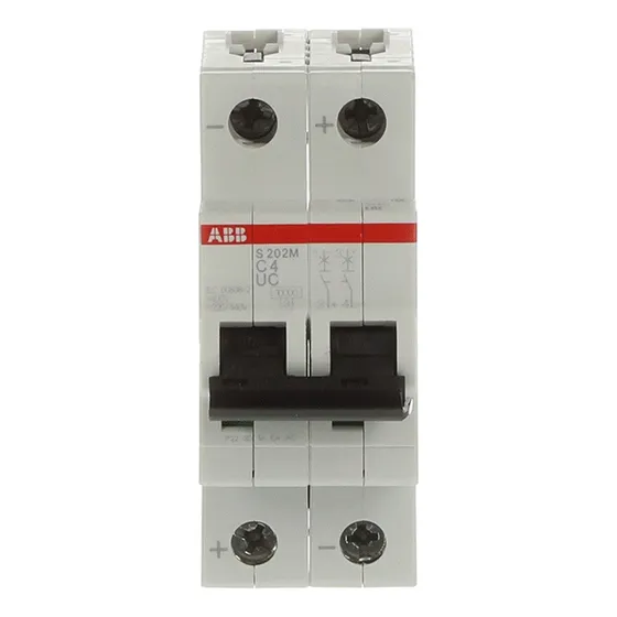 Interruptor Automatico S202m-c4uc, 2p 4a Uc Curva C 10ka