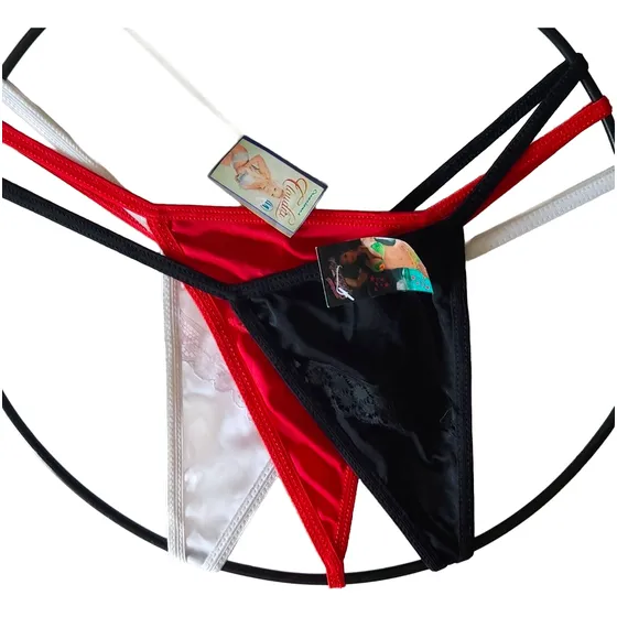 Ropa Interior Semihilos De Dama Negro Rojo Blanco Estampados