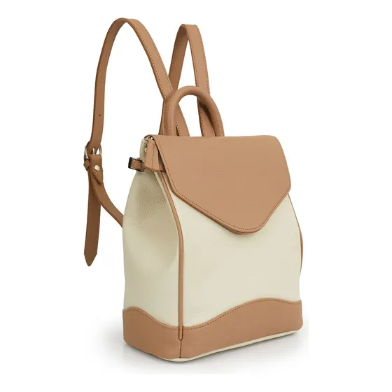 Mochila Mujer Cuero Premium Bolso Urbana Bandolera Briganti