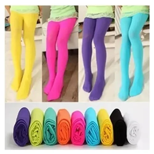Medias Pantys Niña Colores Vestido Disfraz Danza Ballet