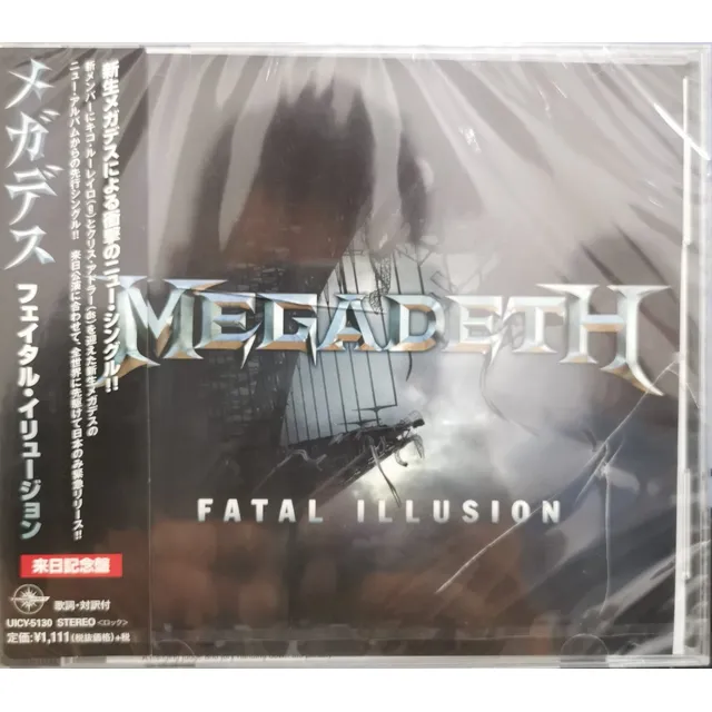 Megadeth Fatal Illusion Cd Single Japonés Obi Musicovinyl