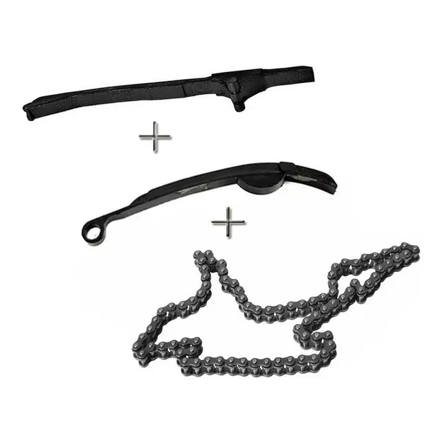 Kit Corrente Comando Tensor E Guia Ybr 125 Xtz 125 Até 2005 