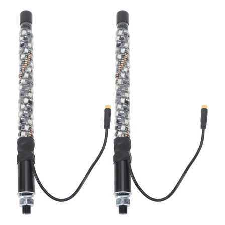 Par De Antenas Led 30 Cm Calidad Premium Par De Antenas Led 30 Cm Calidad Premium