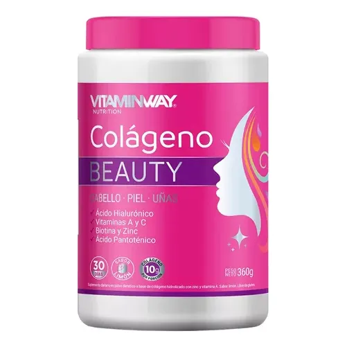 Colágeno Beauty Bebible Vitamin Way X 360g Sabor Limón