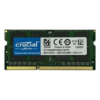Memoria Crucial Ddr3 8gb 1600mhz | Mercado Livre