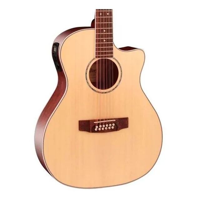 Cort Ga-medx-12 Op Guitarra Docerola Electroacustica Natural
