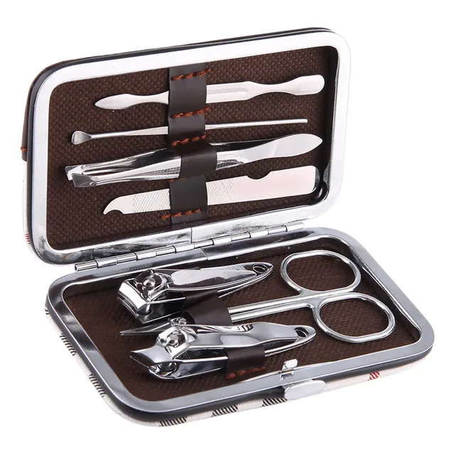 Set Manicura Pedicura Cortaúñas Lima Tijera Pinza Ceja Y +