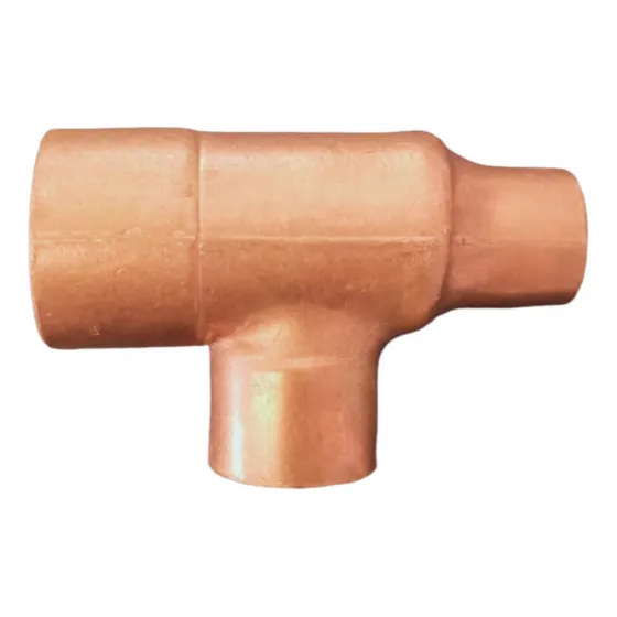 6 Piezas Tee De Cobre De 1 Pulgada X 1/2