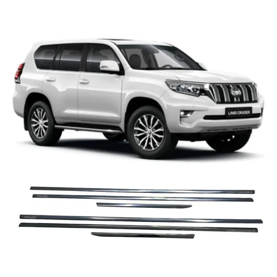 Aplique Cromado Lamevidrios Toyota Prado Txl