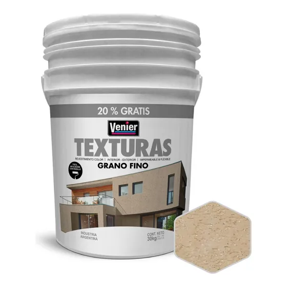 Venier Texturas Revest. Superficies | +6 Colores | 30k
