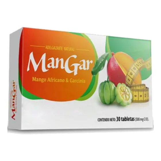Mangar Mango Africano Y Garcinia Cambogia 30 Tabletas Sabor Sin Sabor