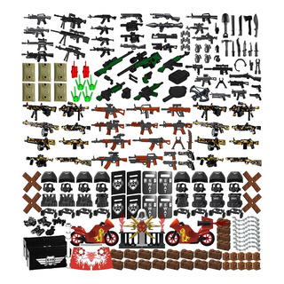 Paquete De Armas, 225 Piezas, Accesorios, Juego De Armas Mil Paquete De Armas, 225 Piezas, Accesorios, Juego De Armas Mil