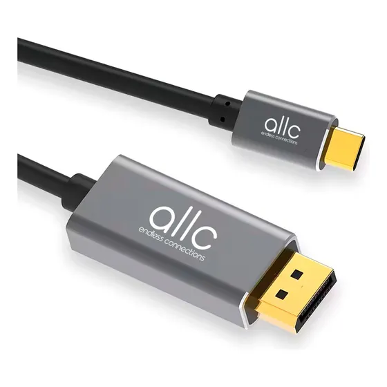 Cabo Usb-c Displayport 8k 60hz 4k 144hz Thunderbolt 3 Dp 1.4