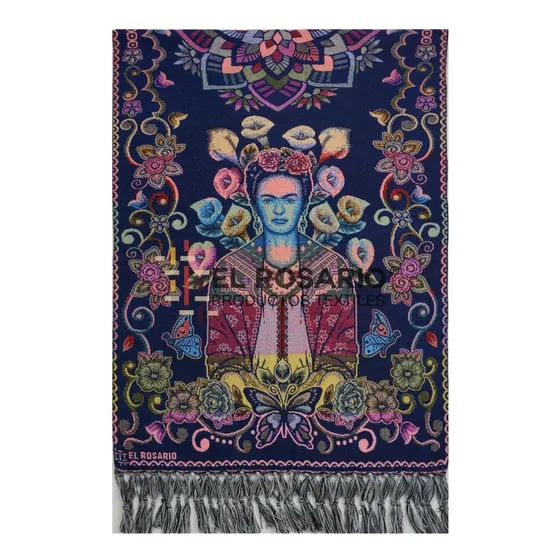 Rebozo Artesanal Mexicano - Diseños (20 Pack) Color Colorín Rey
