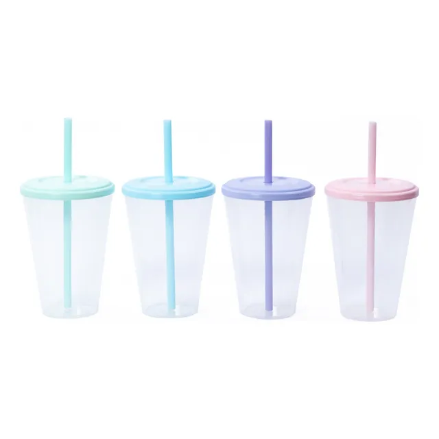 50 Vaso Transparente Tapa Sorbete Grande 420cc Elegi Color