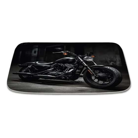 Alfombra Baño Moderna Terciopelo Coral Para Motocicleta 16 X