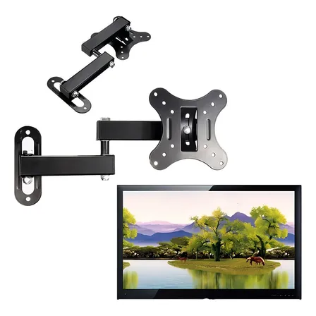 Soporte Fijo Tv Plasma/led/lcd Para Pared Ajustable 10 -32 Color Negro
