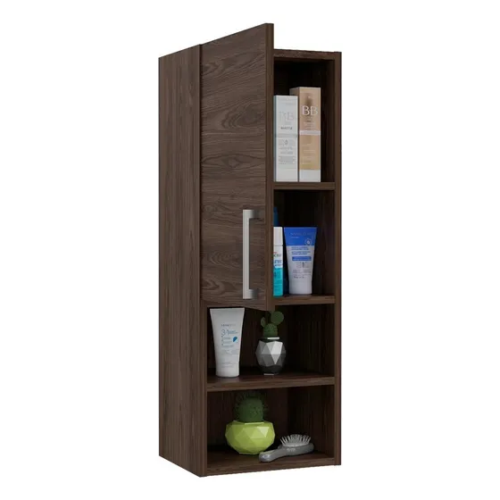 Gabinete De Baño Oporto Café Oscuro Color Del Mueble Marrón Oscuro