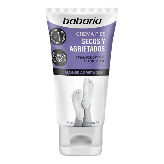 Crema Aloe Babaria Pies Talones Secos Agrietados × 150ml