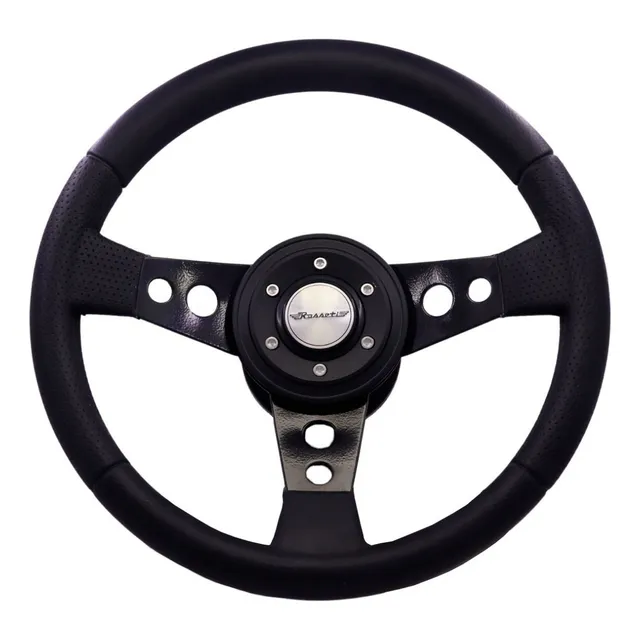 Volante Classico Rosseti Racing Pu Black Linha Chevrolet Gm