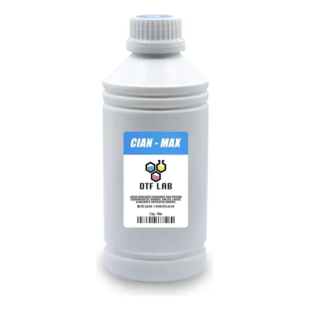 Tinta Cian Dtf Litro Max Plotter Color Vibrante Dtf Lab