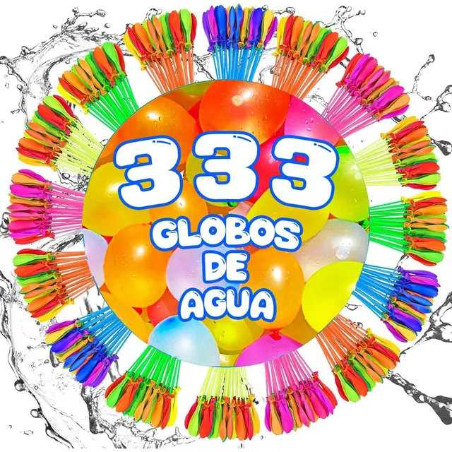 333 Globos De Agua De Colores Llenado Rápido Alberca Fiesta