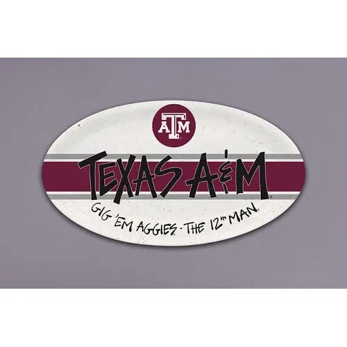 Placa Ovalada 12.25  Largo Melamina Accesorio Cocina