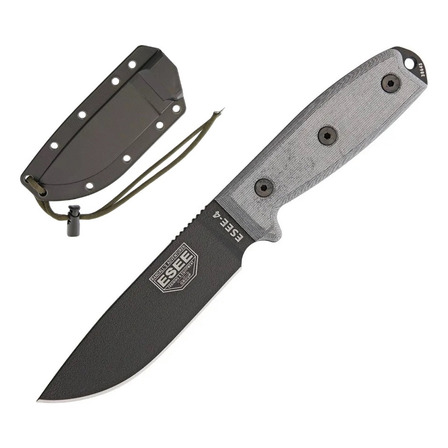Faca Esee 4 Carbon Steel 1095 Micarta Faca Esee 4 Carbon Steel 1095 Micarta