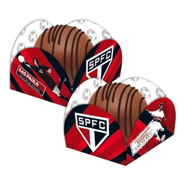40 Forminhas Paraces Decoração Festa São Paulo Fc