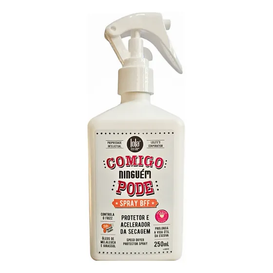 Comigo Ninguém Pode Spray Protetor Acelerador Secagem 250ml