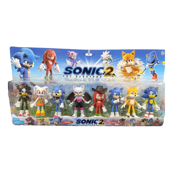 Muñecos Sonic Blíster X 8